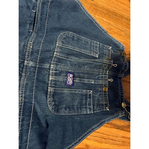 Big Smith 2021 carpenter denim overalls 44x30 rn#15220 - Picture 3 of 9